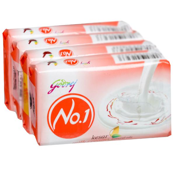 Godrej No.1 Kesar Milk Cream 
